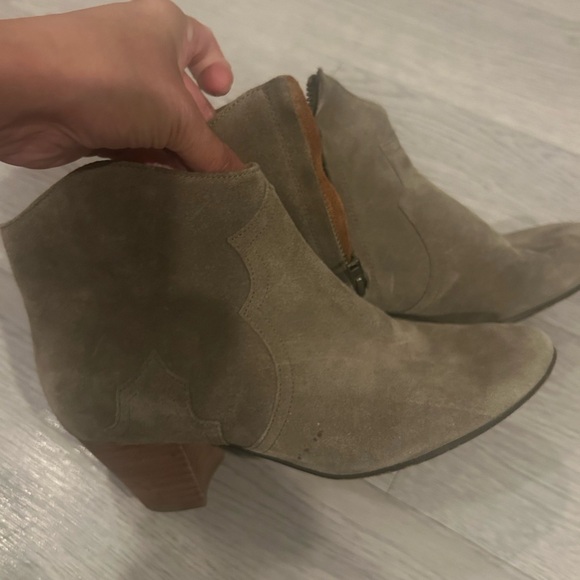Isabel Marant Etoile Block Heel Suede Dicker Boots Size EU38 - Picture 3 of 8